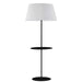 Dainolite Ltd - GTC-R641F-MB-WH - One Light Floor Lamp - Gretchen - Matte Black