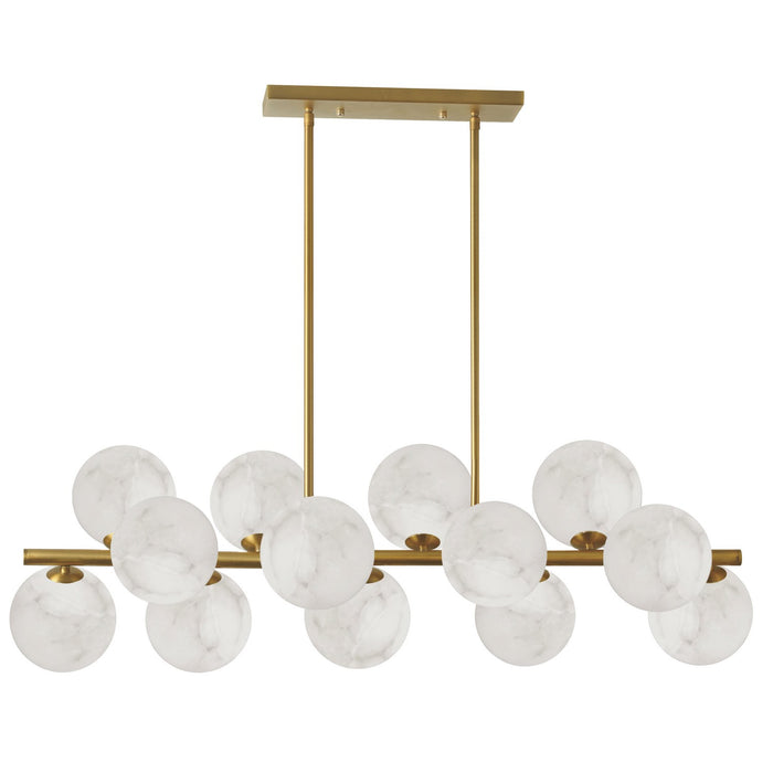 Dainolite Ltd - GVA-4013HP-AGB - 13 Light Pendant - Giovanna - Alabaster