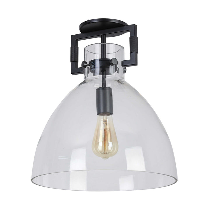 Dainolite Ltd - LBY-151SF-MB - One Light Semi Flush Mount - Liberty - Clear