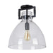 Dainolite Ltd - LBY-151SF-MB - One Light Semi Flush Mount - Liberty - Clear