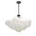 Dainolite Ltd - MLS-274C-MB-FR - Four Light Chandelier - Miles - White
