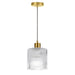 Dainolite Ltd - NAD-71P-AGB-FL - One Light Pendant - Nadine - Clear