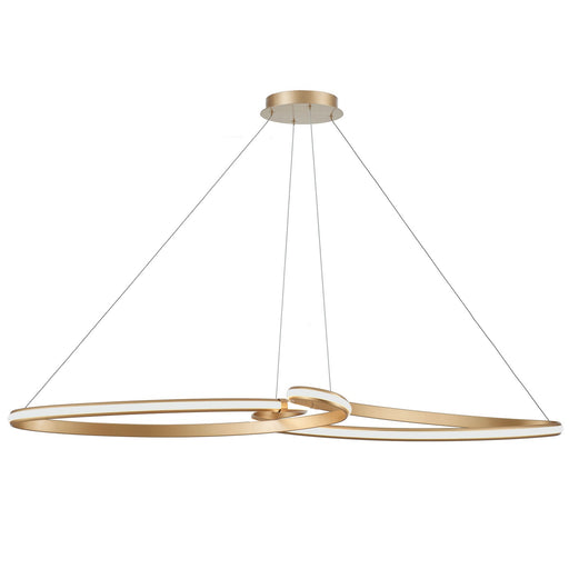 Nola LED Pendant Aged Brass