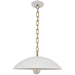 Dainolite Ltd - OFE-151P-MW-AGB - One Light Pendant - Ofelia - Matte White