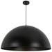 Dainolite Ltd - OFE-311P-MB-MB - One Light Pendant - Ofelia - Matte Black
