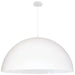 Dainolite Ltd - OFE-311P-MW - One Light Pendant - Ofelia - Matte White