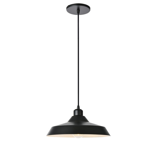 Olya One Light Pendant Matte Black
