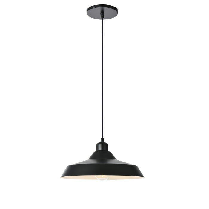 Dainolite Ltd - OLY-121P-MB - One Light Pendant - Olya - Matte Black