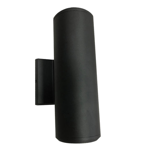 Oslo Two Light Outdoor Wall Sconce Matte Black