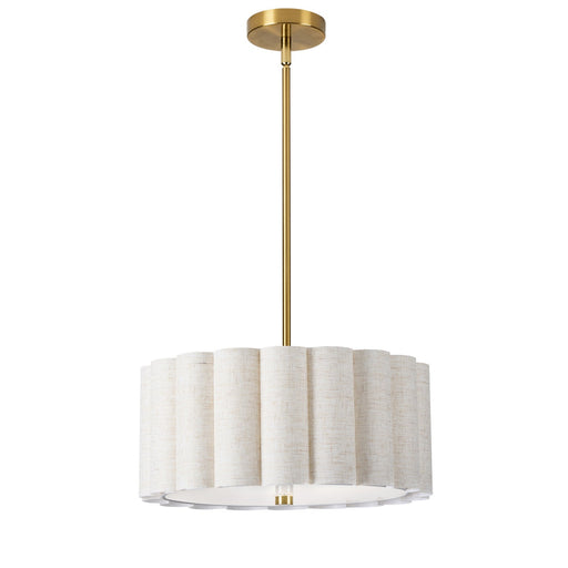 Pacifica Three Light Pendant Flax