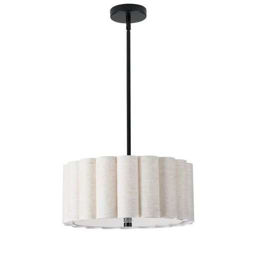 Pacifica Three Light Pendant Flax