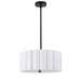 Dainolite Ltd - PCA-163P-MB-WH - Three Light Pendant - Pacifica - White