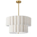 Dainolite Ltd - PCA-224P-AGB-FX - Four Light Pendant - Pacifica - Flax