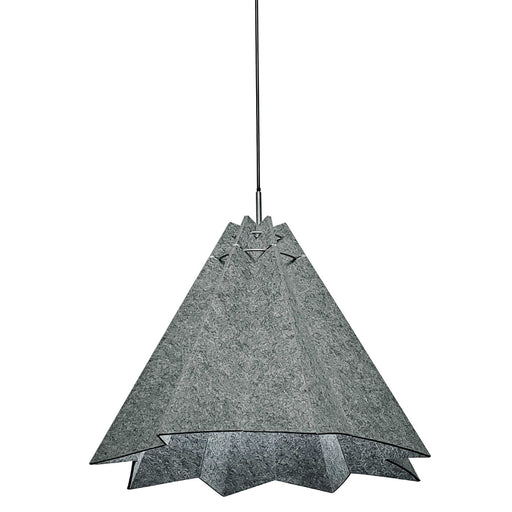 Pascha One Light Pendant Grey