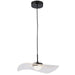 Dainolite Ltd - PCV-1510LEDP-MB - One Light Pendant - Percival - Clear & White