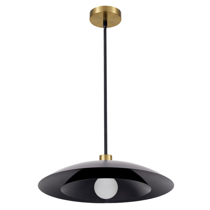 Dainolite Ltd - PIM-171P-MB - One Light Pendant - Pima - Matte Black