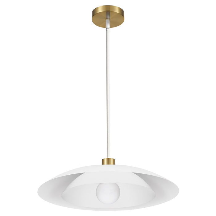 Dainolite Ltd - PIM-171P-MW - One Light Pendant - Pima - Matte White
