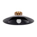 Dainolite Ltd - PIM-171SF-MB - One Light Semi-Flush Mount - Pima - Matte Black