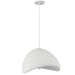 Dainolite Ltd - PLR-191P-MW - One Light Pendant - Pilar - White