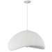 Dainolite Ltd - PLR-231P-MW - One Light Pendant - Pilar - White