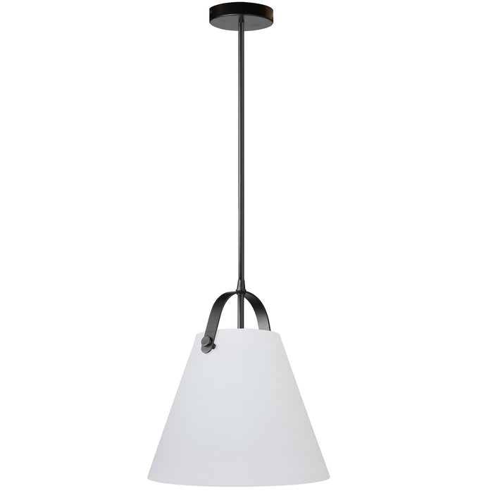 Dainolite Ltd - POL-121P-MB-WH - One Light Pendant - Polly - White
