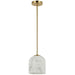 Dainolite Ltd - PRC-71P-AGB - One Light Pendant - Patrice - Alabaster