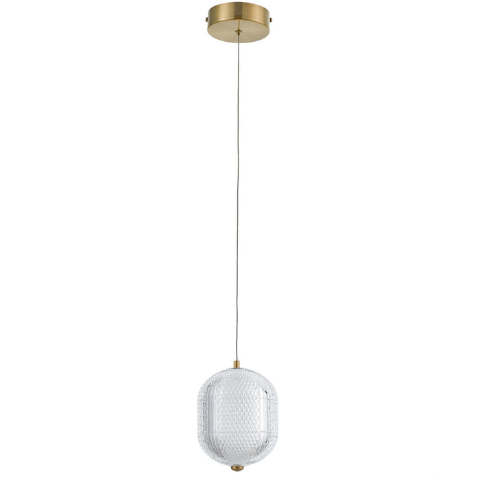 Dainolite Ltd - PRI-67LEDP-AGB - LED Pendant - Peri - Clear