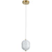 Dainolite Ltd - PRI-67LEDP-AGB - LED Pendant - Peri - Clear
