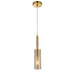 Dainolite Ltd - PRY-MM-AGB - One Light Pendant - Percy - Aged Brass