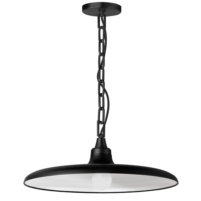 Dainolite Ltd - QTN-181P-MB - One Light Pendant - Quentin - Matte Black