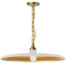 Dainolite Ltd - QTN-241P-MW-AGB - One Light Pendant - Quentin - Matte White