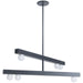 Dainolite Ltd - RAL-306C-MB - Six Light Chandelier - Raleigh - Matte Black