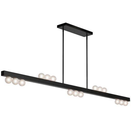 Raleigh 15 Light Pendant Matte Black