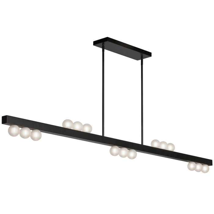 Dainolite Ltd - RAL-7215HP-MB - 15 Light Pendant - Raleigh - Matte Black