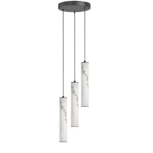 Reuben Three Light Pendant White