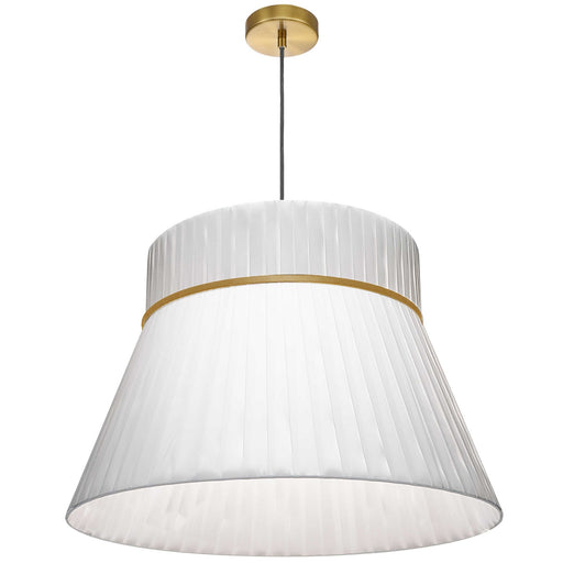 Rochelle One Light Pendant White