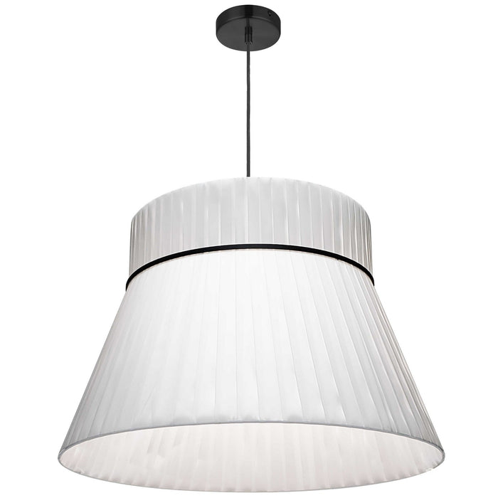 Dainolite Ltd - RCH-241P-MB-WH - One Light Pendant - Rochelle - White