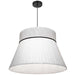 Dainolite Ltd - RCH-241P-MB-WH - One Light Pendant - Rochelle - White