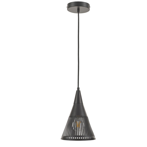 Rebecca One Light Pendant Matte Black