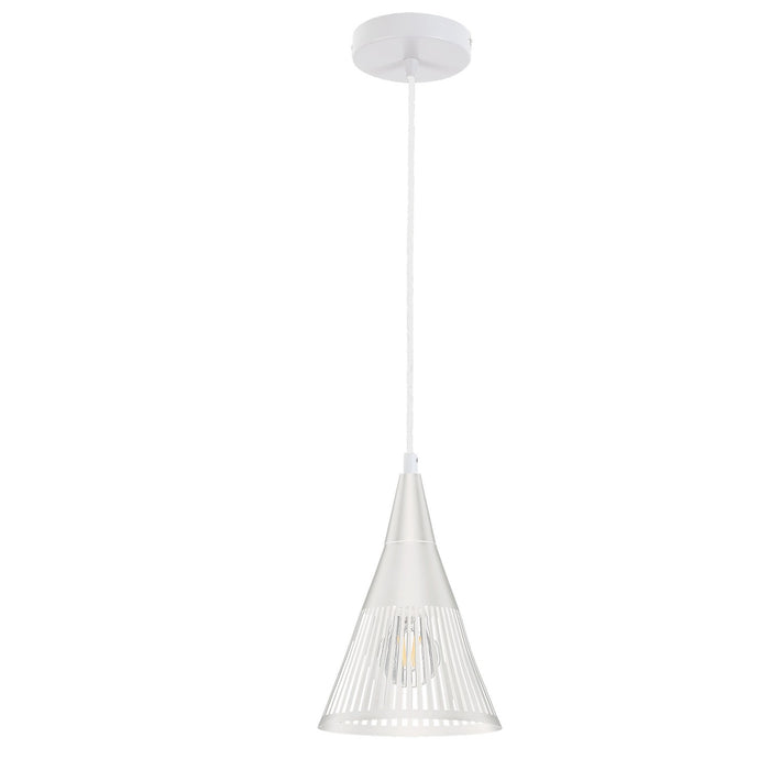 Dainolite Ltd - REB-71P-MW - One Light Pendant - Rebecca - Matte White
