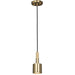 Dainolite Ltd - RHS-1P-AGB - One Light Pendant - Rhoswen - Aged Brass