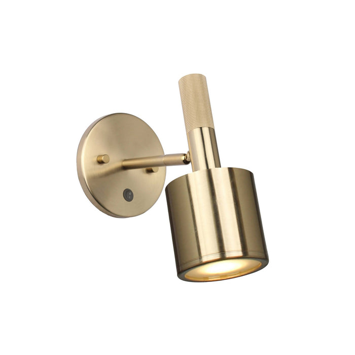 Dainolite Ltd - RHS-1W-AGB - One Light Wall Sconce - Rhoswen - Aged Brass