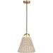 Dainolite Ltd - SND-141P-AGB - One Light Pendant - Shenandoah - Natural