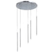 Dainolite Ltd - SNY-1815LEDP-PC - LED Pendant - Sanya - Polished Chrome