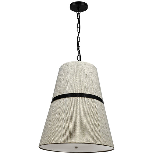 Sylvie Three Light Pendant White