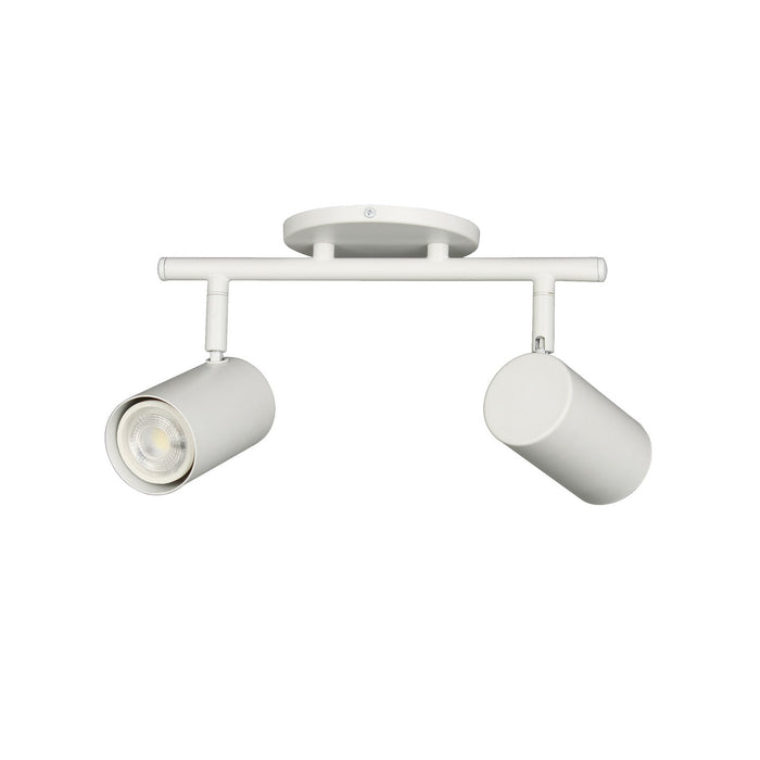 Dainolite Ltd - TAY-122SF-MW - Two Light Track Light - Taylor - Matte White