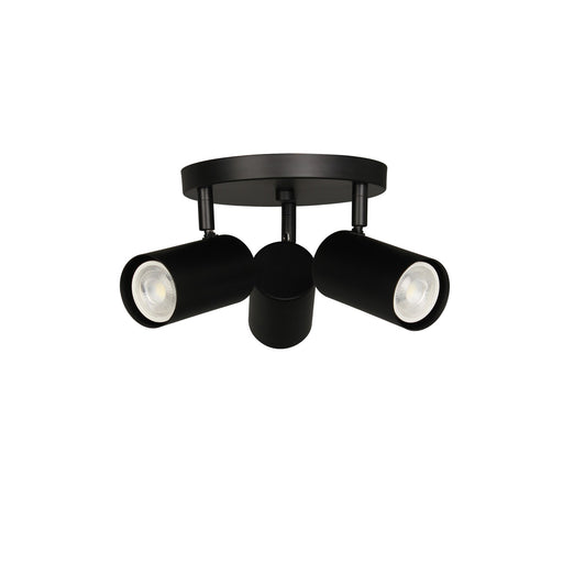 Taylor Three Light Spot Light Matte Black