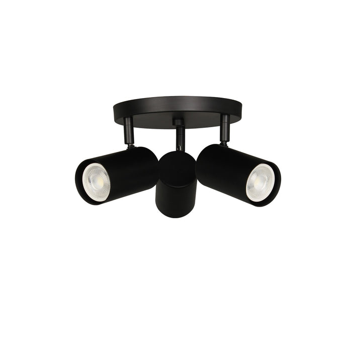 Dainolite Ltd - TAY-123SF-MB - Three Light Spot Light - Taylor - Matte Black