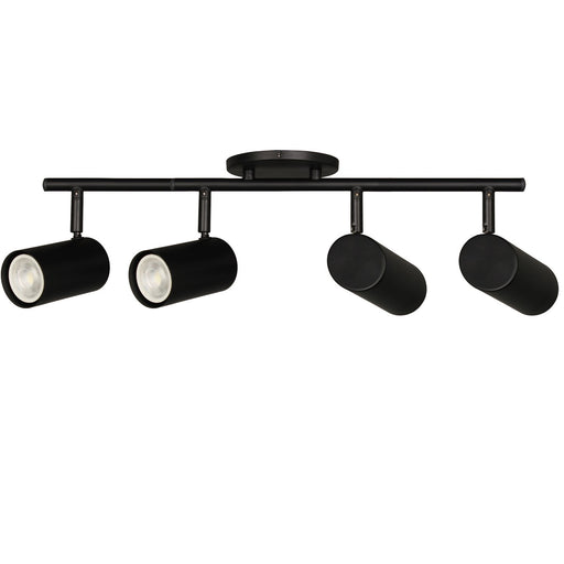 Taylor Four Light Track Light Matte Black