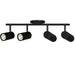 Dainolite Ltd - TAY-254SF-MB - Four Light Track Light - Taylor - Matte Black